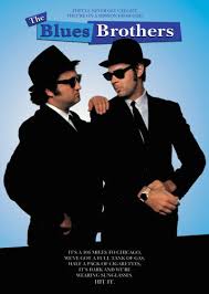 Belushi et aykroyd, respectivement dans le caractère comme chanteur « joliet jake » blues et lecteur/choriste elwood. The Blues Brothers Le Retour Rolling Stone