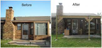 11 a bold deck roof to show off your personality. How To Build A Patio Cover With A Corrugated Metal Roof Dengarden