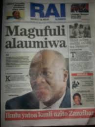 MAGAZETI YA LEO BUNGE LACHAFUKA POLISI WAINGILIA KATI,UNDAVA BUNGENI,MTEMI  CHENGE AANZA VIBAYA