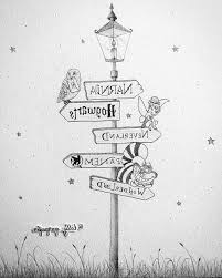 Bleistiftzeichnung Laternenpfahl Harry Potter Peter Pan Hogwarts Nimmerland Penci Harry Potter Drawings Hogwarts Pencil Drawings