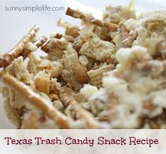 Instructions you'll need a 5 quart bowl to mix the texas trash. Sunny Simple Life Texas Trash Candy Recipe