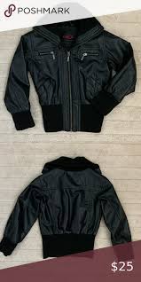 Yoki Outerwear Collection Leather Jacket For Girls Leather Jacket For Girls Leather Jacket Girls Jacket
