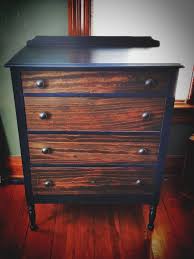 Dresser Makeover Black Indigo Chalk Paint From Renaissance