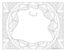 132 Ditto Pokemon Coloring Page Pokemon Coloring Pages Pokemon Coloring Coloring Pages