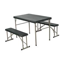 Lifetime 42 Inch Hunter Green Sport Table And Benches Http Www Amazon Com Dp B001fc73ma Ref Cm Sw R Pi Camping Table Folding Picnic Table Camping Furniture