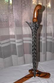 Dapur Brojol Pamor Ron Genduru Bulu Ayam Tangguh Majapahit Kingdom Period Circa 13th 15th Century Number Of Luk Straigh Senjata Ilustrasi Karakter Antik