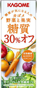 amazon カゴメ 野菜と果実糖質30 オフ 200ml 24本 野菜ジュース フルーツジュース 通販 野菜 ジュース 健康飲料 糖質