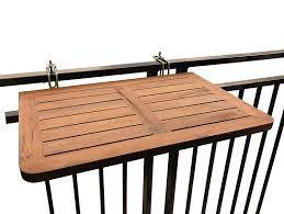 balcony table hardwood table folding table hanging railing table dining garden bbq side table balcony decor hardwood table front porch christmas decor