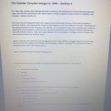 Die daimler group ist eines der erfolgreichsten automobilunternehmen der welt, gehört zu den größten anbietern von. Solved 1 2 Merging Companies Portray Diversity Issues D Chegg Com