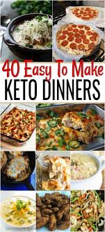 Easy Keto Dinner Ideas 40 Easy Keto Dinner Recipes Keto Recipes Dinner Keto Recipes Easy Keto Dinner