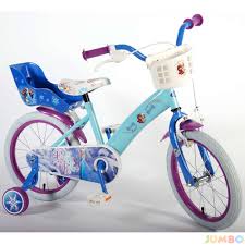 Детски велосипед с помощни колела Дисни Frozen, 16 инча – Мечо.бг
