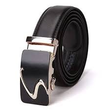 This belt gives the perfect fit to the person wearing it. Buy Akruti Himunu Luxury Brands Men Belt Business High Quality Genuine Leather Belt Men Black Lettet S Agio Automatic Buckle Men S Belts Features Price Reviews Online In India Justdial