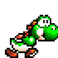 Gif files use bitmap images and allow up to 8 bits/pixel. Yoshi Gifs Get The Best Gif On Gifer