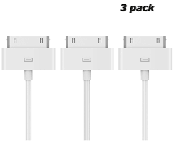 Perfect solution for iphone users. Iphone 4 4s Usb Charger Cable 3ft 1m 3 Pack