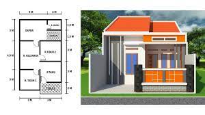Jika anda menghuni rumah minimalis, tentu anda harus mendesain model pagar minimalis juga. Desain Rumah Minimalis Ukuran 6 X 11 Lengkap Dengan Denahnya Youtube