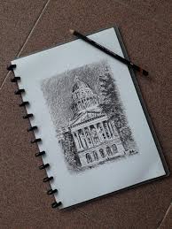 Sketsa Gedung Putih Amerika Sketsa Gedung Pensil