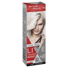A toner can be used to neutralize bleached hair, and give them a more natural and healthier look. Buy Schwarzkopf Live Silver Toner 75ml Online At Chemist Warehouse