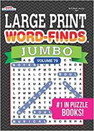 Maybe you would like to learn more about one of these? Jumbo Large Print Word Finds Puzzle Book Word Search Vol 79 Kappa Books Publishers 9781559936118 Amazon Com Books
