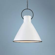 Hinkley Winnie 18 Wide Polished White Pendant Light 70x08 Lamps Plus