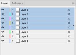 To enable this feature, set preferences > selection & anchor display > select and unlock objects on. How Do I Bulk Select Consecutive Target Layers In The Layers Panel In Illustrator Graphic Design Stack Exchange