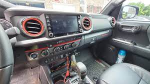 Just adding a few small upgrades can add a personal touch and function. Tacoma Accent Strip Toyota Tacoma Interior Toyota Tacoma 4x4 Toyota Tacoma