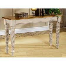 It is a simple, but very stylish element that not only decorates the house, but also plays a functional role. 4508 883 Hillsdale Furniture Wilshire Antique White Sofa Table