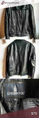 Vintage London Fog Leather Jacket Size Large Leather Jacket Vintage London Clothes Design