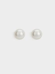 Faux Pearl Studs Earrings Parfois Com