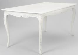 Table De Repas Extensible 160 200 Cm Bois Blanc Romantique Comtesse L 160 X P 90 X H 75 Amadeus Tables A Manger Pier Import