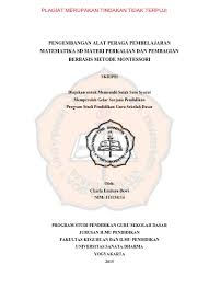 Agar lebih mudah memahami pembagian bentuk akar, silahkan lihat kembali cara menyederhanakan bentuk akar. Top Pdf Pengembangan Alat Peraga Pembelajaran Matematika Sd Materi Perpangkatan Dan Penarikan Akar Berbasis Metode Montessori 123dok Com