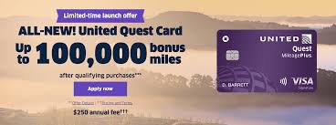 2x miles on united purchases. Chase United Quest Card 100 000 Points Signup Bonus Launch Offer Doctor Of Credit
