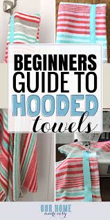 Using the hooded towel corner piece pattern as a template, round all four corners of the 30″ x 30″ towel square. A Beginner S Guide To Making A Hooded Towel Our Home Made Easy