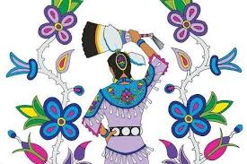 Jingle Dancer One Day I Ll Do Some Jingle Dancing Myself Native American Crafts Jingle Dancer Applique Art