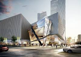 Located In The Commercial And Retail Heart Of The South Korean Songdo International Business Distri Shopping Mall Architecture Mall Design Shopping Mall Design