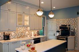 Eclectic And Unique These Are The Words That Come To Mind While Viewing This Gorgeo Marble Backsplash Herringbone Backsplash Kitchen Backsplash Tile Designs