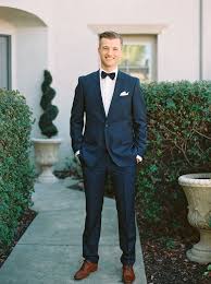 This is in contrast with the brown. Organic Style Wedding In Sacramento Blue Tuxedo Wedding Groom Blue Suit Blue Suit Wedding