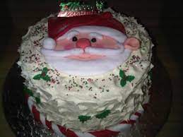 See more ideas about cake, cupcake cakes, christmas cake decorations. Happy Santa Christmas Cake