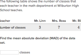 Mean Absolute Deviation Mad Practice Khan Academy