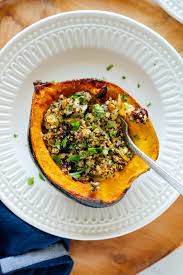 Vegetarian Stuffed Acorn Squash Recipe Cookie And Kate Recipe Acorn Squash Recipes Stuffed Acorn Squash Vegetarian Vegetarian Thanksgiving Recipes