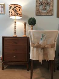 Monogrammed Dorm Chair Back Cover Personalized Chair Cover Office Chair Cover Dining Chair Slipc Slipcovers For Chairs Arm Chairs Living Room Dorm Chair Covers