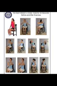 Wheelchair Exercises And Rom Wheelchair Exercises Senior Fitness Stretching Exercises For Seniors