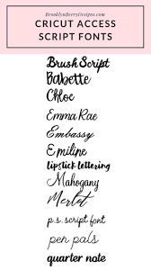 Best Cricut Access Fonts Free Fonts For Cricut Cricut Access Cricut Fonts