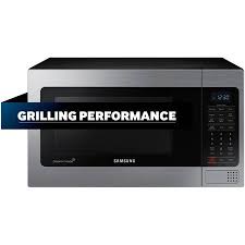 Samsung 1 1 Cu Ft Counter Top Microwave Stainless Steel Walmart Com Top Microwaves Stainless Steel Countertops Countertop Microwave