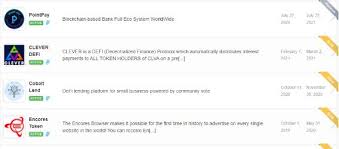 About blog foundico provides a comprehensive list of best initial coin offerings, upcoming ico list, ongoing ico list and past ico list with rating and analysis. Top Ico List Crypto Potential