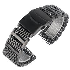 Cette nouveauté de notre ligne vedette octea nova comprend un bracelet à la maille milanaise tendance. Bracelet Montre Maille Milanaise Shar Mesh Requin Acier Inox Band 22mm 22 Mm Lacabaneannecy Fr