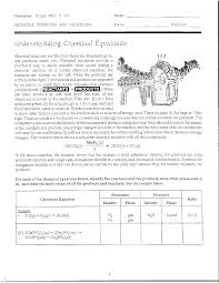 Students will learn all the information they need in regards to how to balancing chemical equations. Chemistry Form Ws5 3 1a Chemical Formulas And Equations Name Date Period Chemical Reactions Are Like Mini Factories Reactants Go In And Products Come Out Chemical Equations Provide Pdf Document