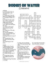 Print the puzzles directly to the printer, . Bodies Of Water Crossword