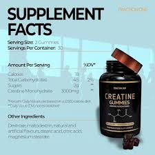 Creatine Monohydrate Gummies with Collagen and BCAA for Women