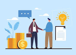 Dos personas empresario y trabajador estrecharme la mano. Acuerdo de  acuerdo de contrato puesta en marcha concepto de dinero de idea. | Vector  Premium