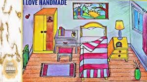 Draw Cute Bedroom Step By Step رسم غرفة نوم كيوت جدا ولا أروع خطوة خطوة Youtube